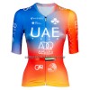 Completo Maglia + Pantaloncino con bretelle 2023 UAE TEAM ADQ Manica Corta Donna